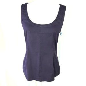 Theory Abiana Scoop Neck Sleeveless Top Size Small